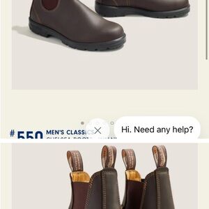 Blundstone Men's Dark Brown Leather Boots